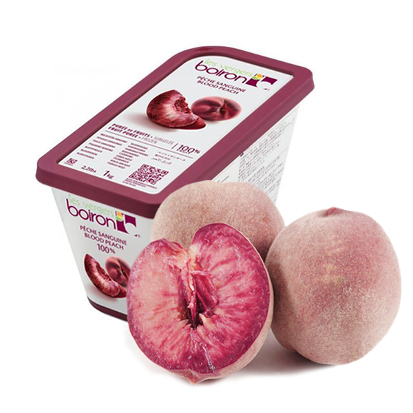 Boiron Frozen Blood Peach Puree - Cakeonuts