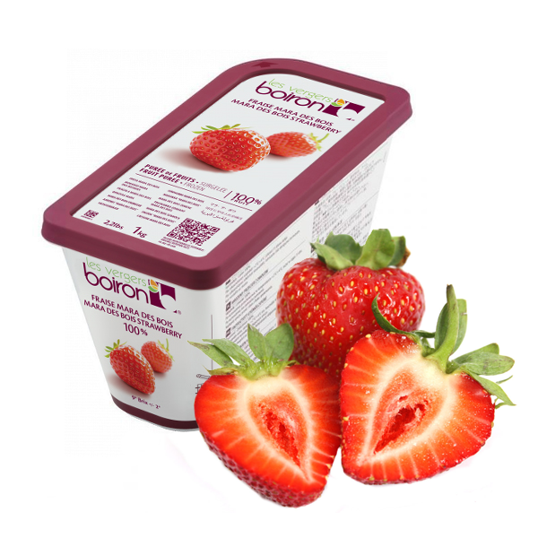 Boiron Frozen Mara Des Bois Strawberry Puree - Cakeonuts