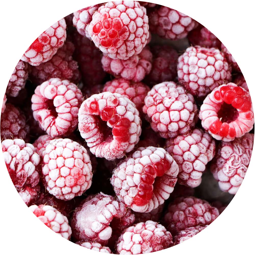 Frozen Raspberries - Cakeonuts